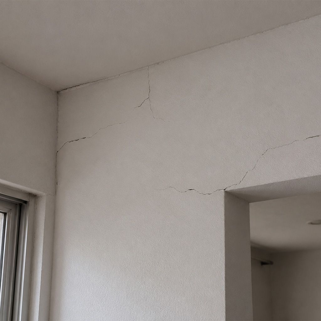 Grietas en pared (enjarre)